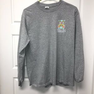 NWT Girlie Girl Owl Shirt Size Medium